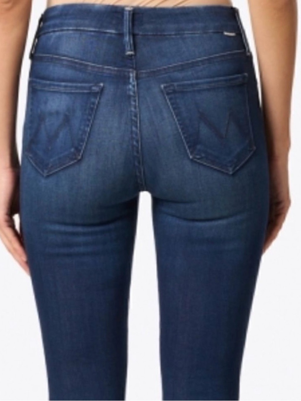Mother jeans the looker crop in switch it up High-Rise Women's Jeans 32 - Picture 4 of 14